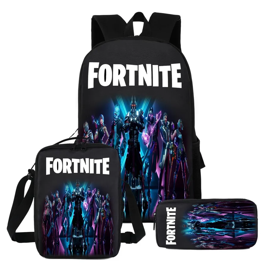 Sada dětských tašek s motivem počítačové hry Fortnite A