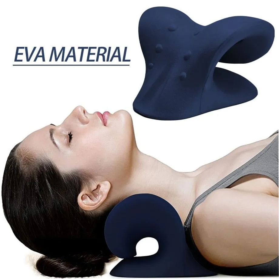 Krční ramenní natahovač Relaxer Cervical Chiropractic Traction Device Pillow for Pain Relief Cervical Spine Alignment Gift