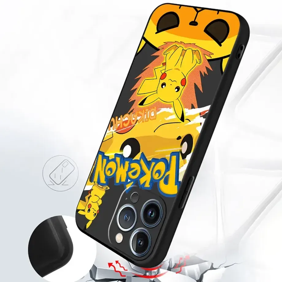 Stylový kryt s různými motivy Pokémon na telefony iPhone