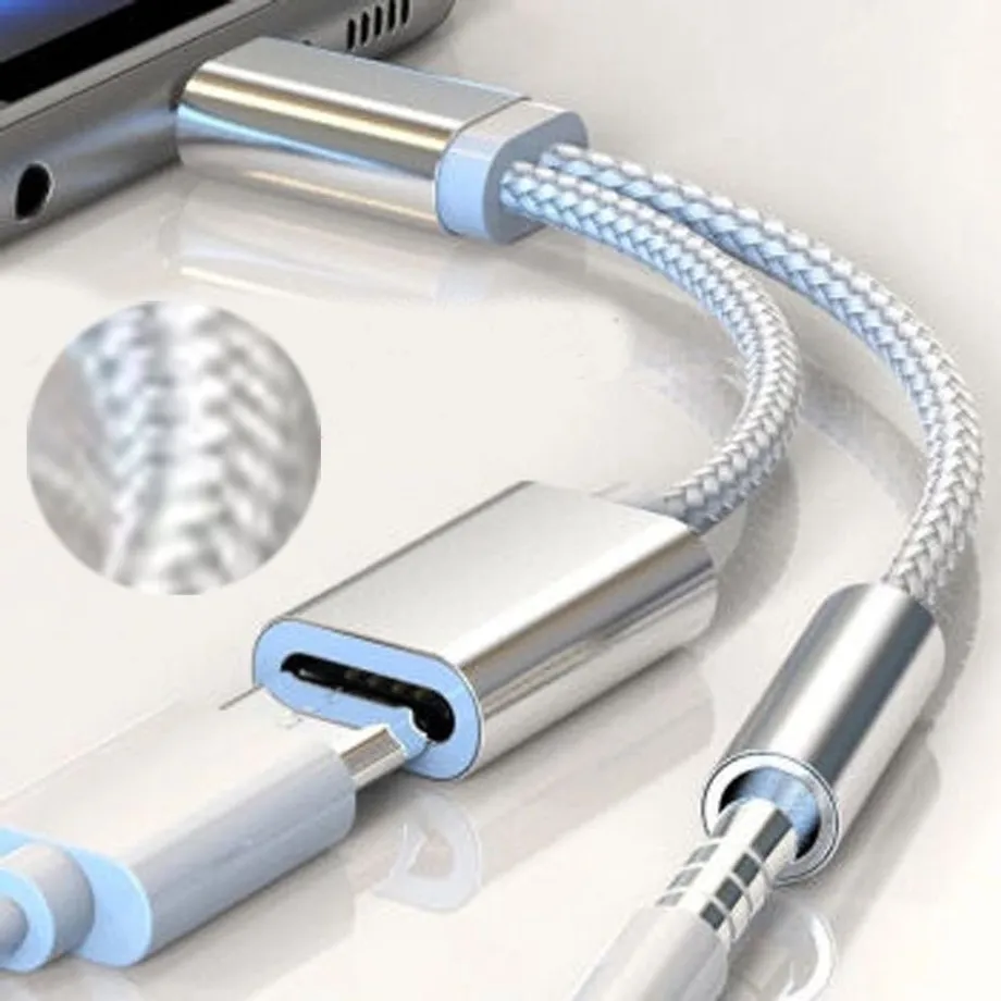 Adaptér USB-C na 3,5mm jack / USB-C