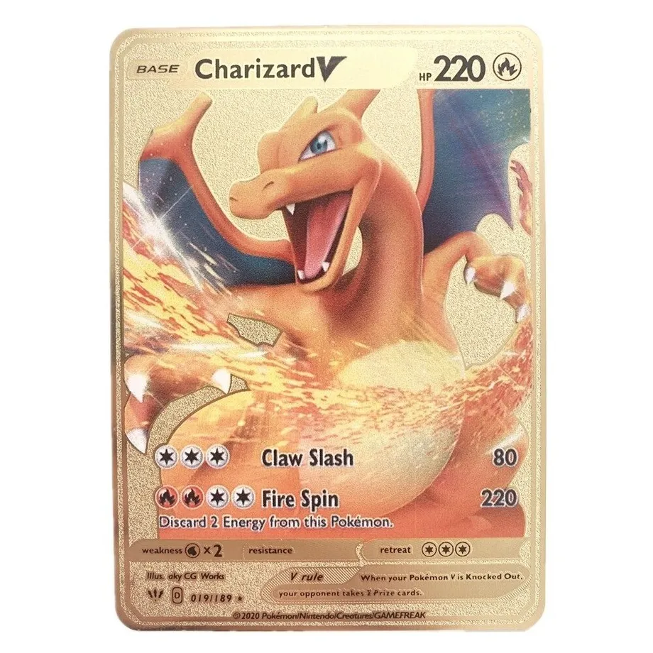 Metalická sběratelská kartička Pokémon - ks legendární karta Braelan 1