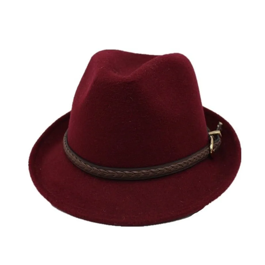 Německé plstěné klobouky Trilby Wool