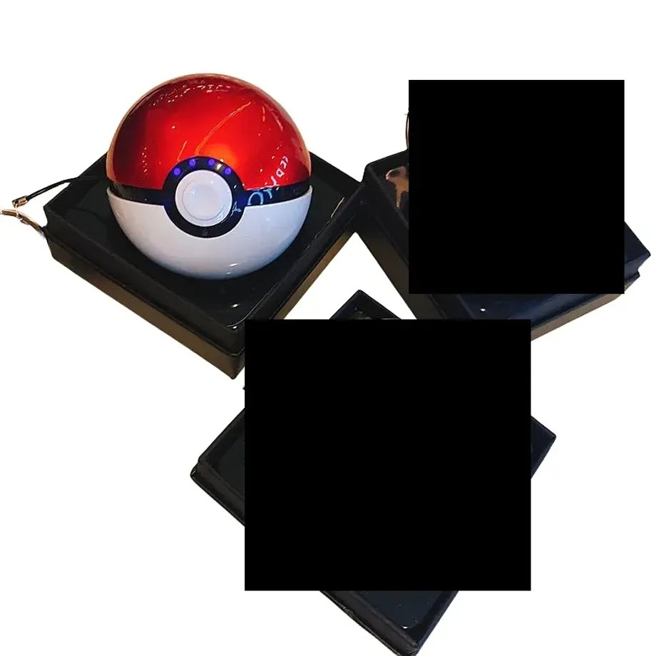 Stylová powerbanka v provedení kulatého Pokéball z pohádek Pokémon