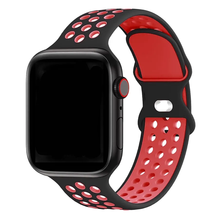 Silikonový řemínek pro Apple Watch  mm /  mm /  mm - černá Raleigh