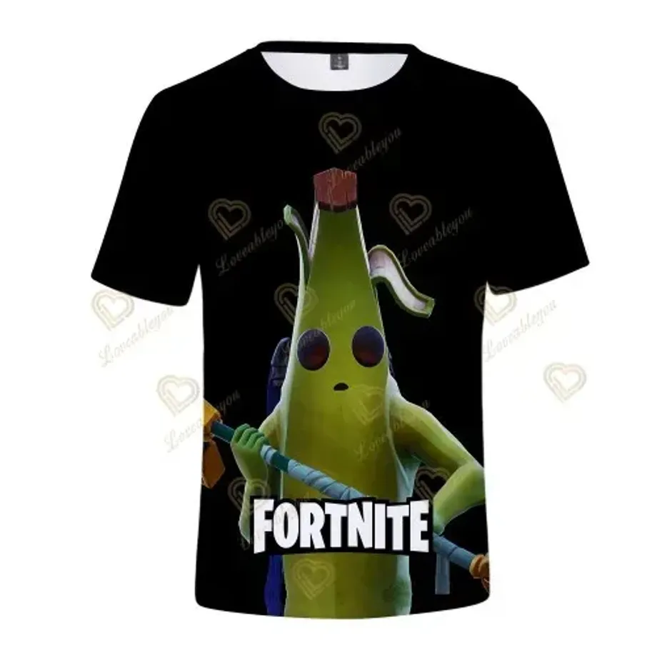 Stylové unisex tričko s krátkým rukávem a různými motivy z oblíbené hry Fortnite