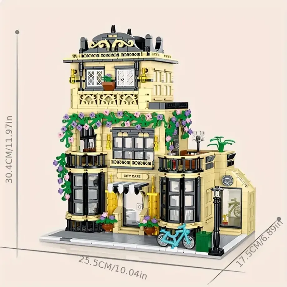 Sada CITY Cafe Block Module s LED světly