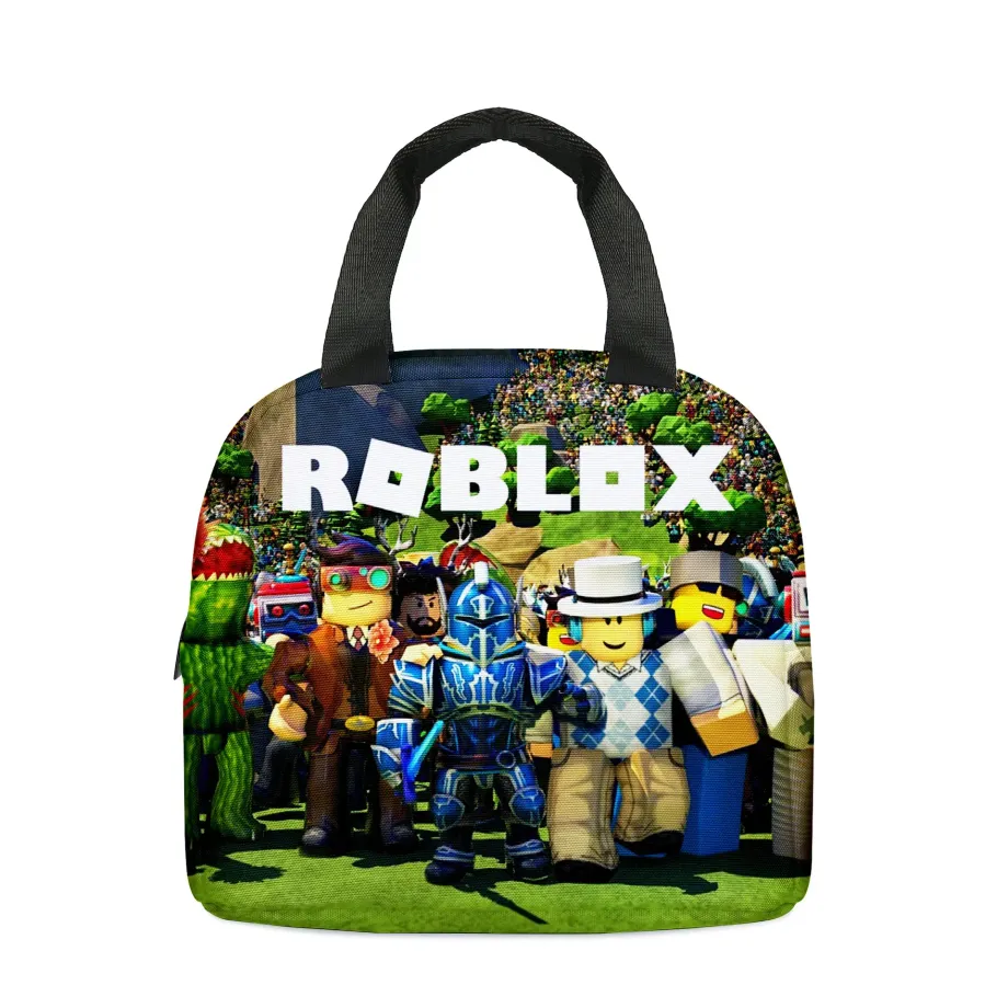 Stylový školní set pro děti - Batoh, penál, taška na svačinu v různých motivech Roblox