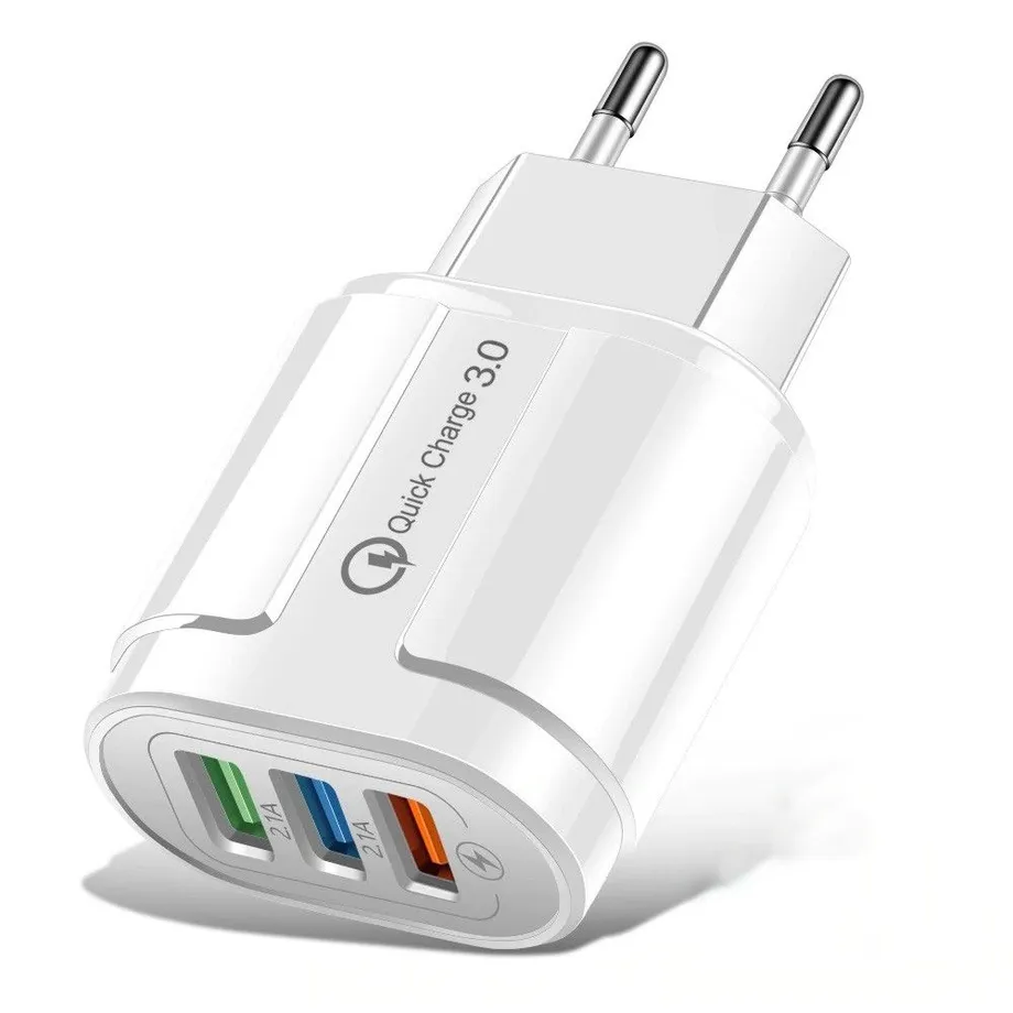 Síťový adaptér USB Quick Charge 3 porty