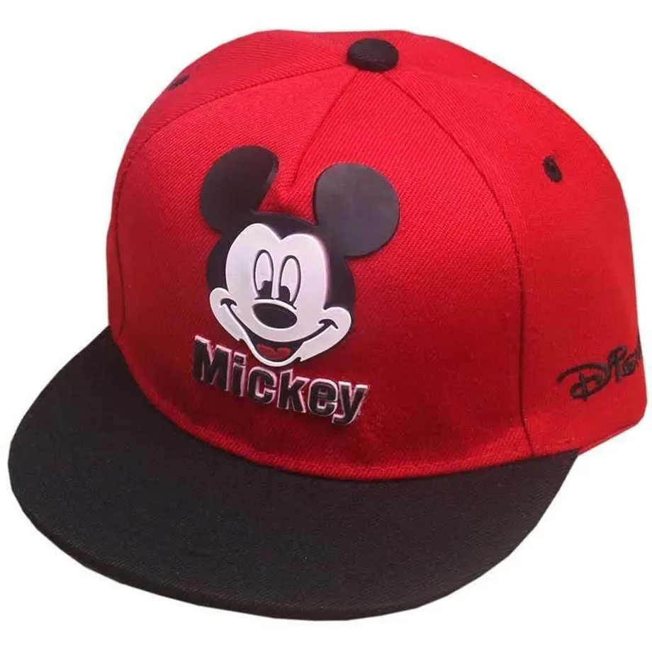 Dětská stylová kšiltovka s nášivkou Mickey Mouse - různé barvy