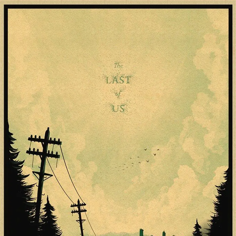 Plakát s motivem hry The Last of Us