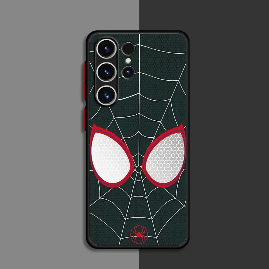 Kryt na telefony Samsung s motivy masky superhrdiny Spider-man