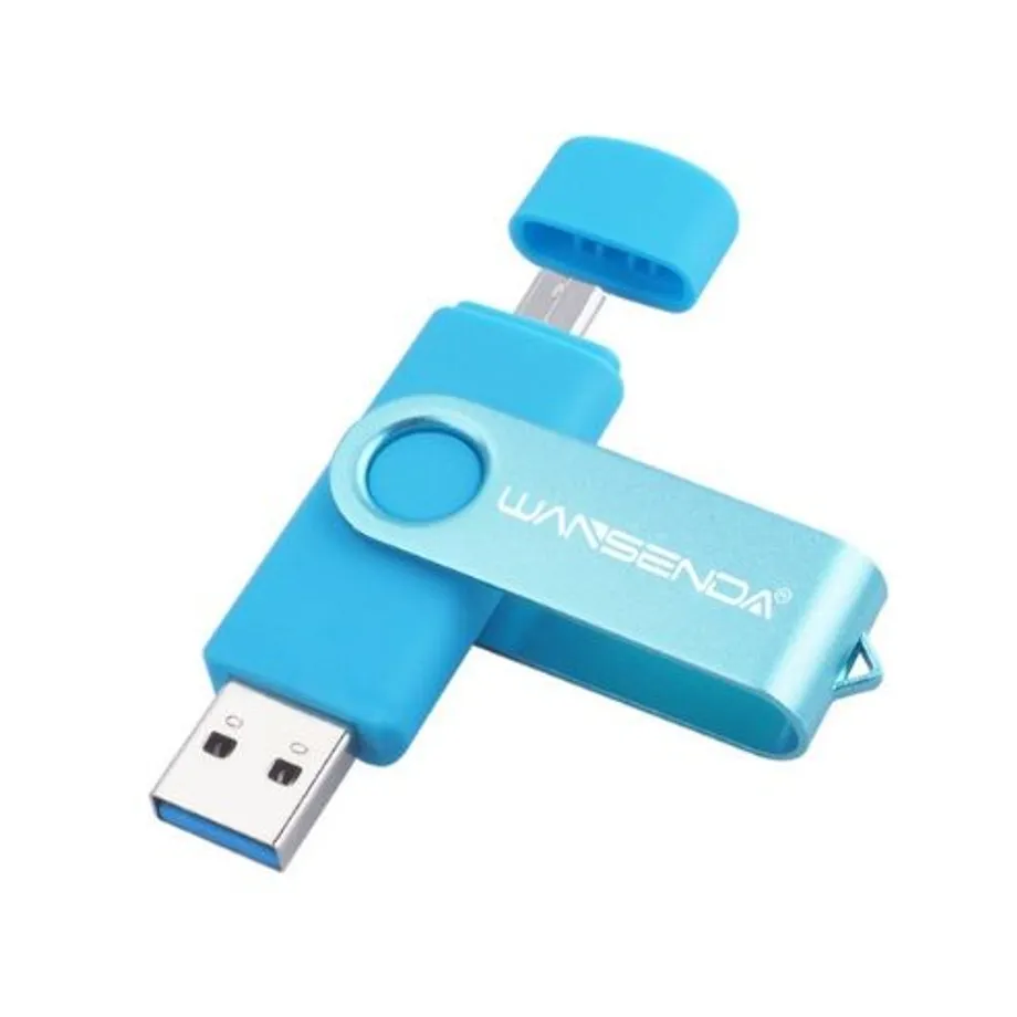 USB flash disk 2 v 1 - 16 GB - 128 GB - 6 barev