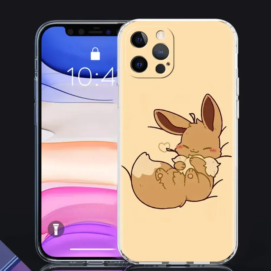 Silikonový kryt s motivy různých Pokémon na telefony iPhone