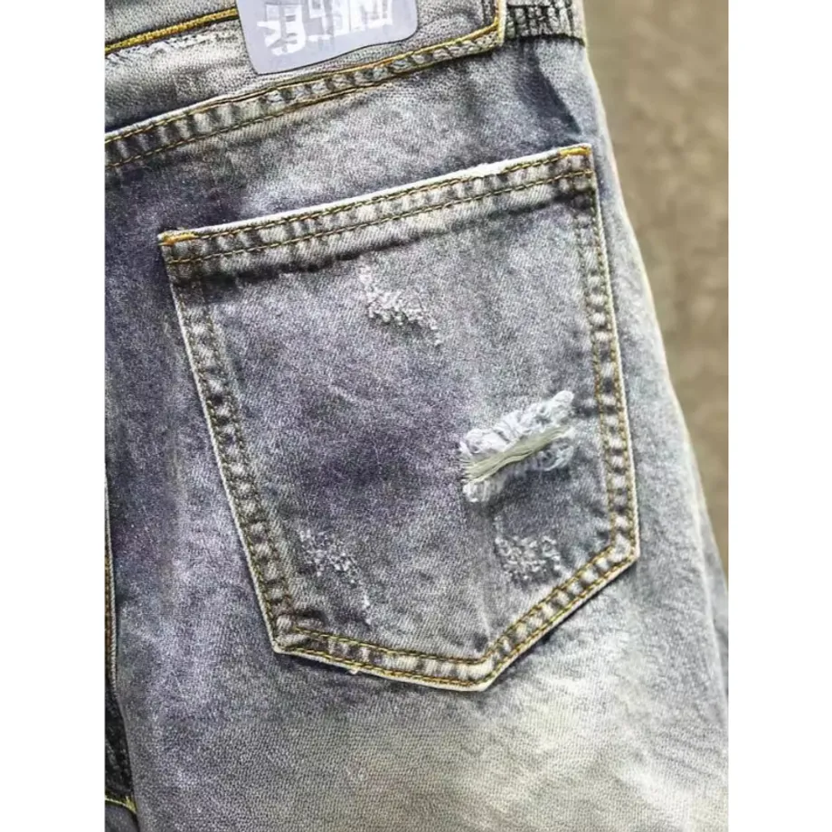 Letní pánské džínové kraťasy Denim