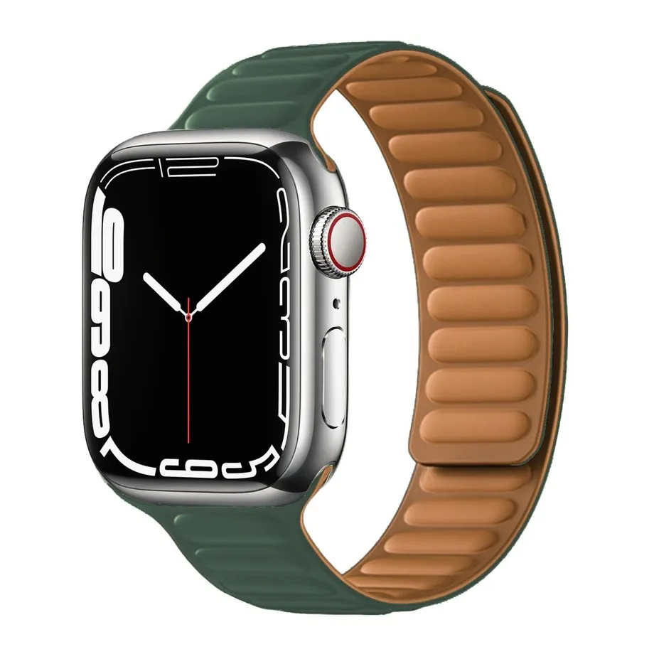 Silikonový řemínek pro Apple Watch mm / 0 mm / mm Sharie zelena