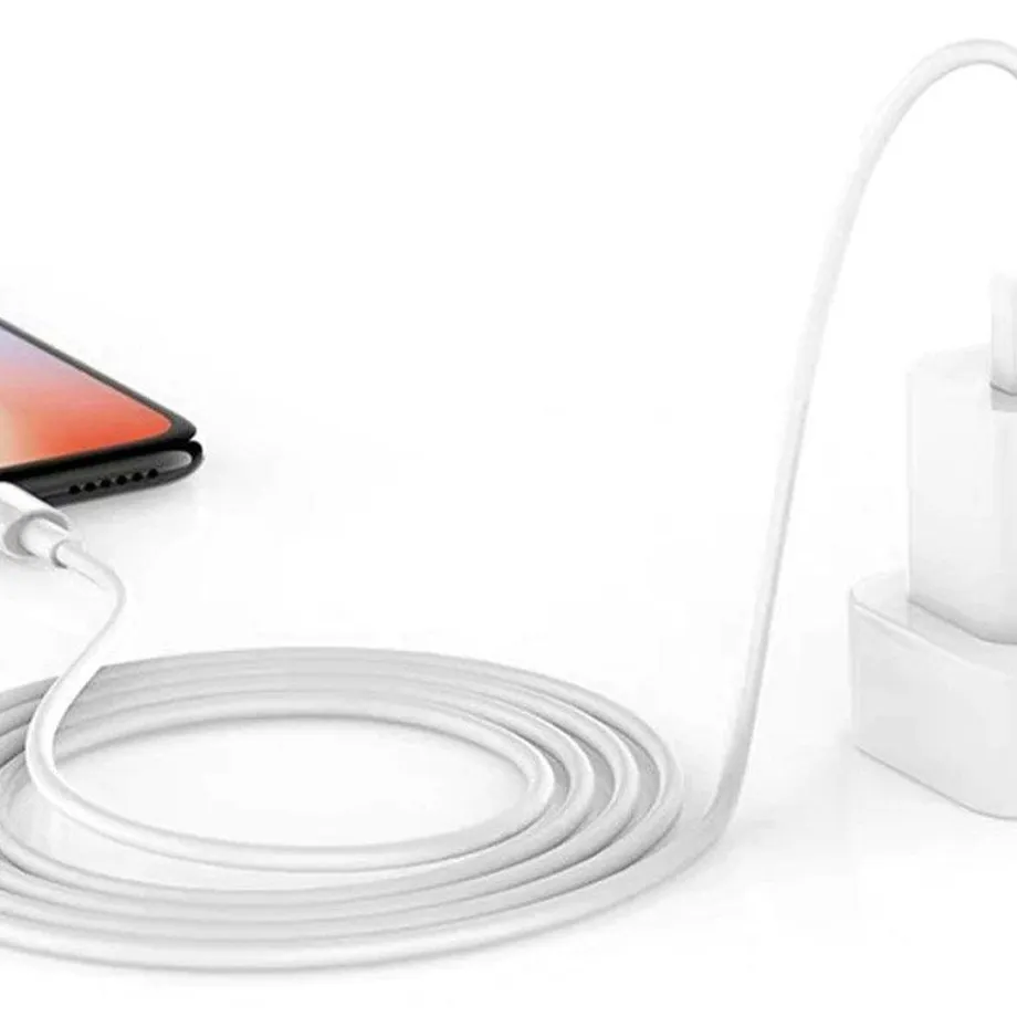 Nabíjecí sada adaptér + USB kabel pro iPhone, délka 1/2/3 metry