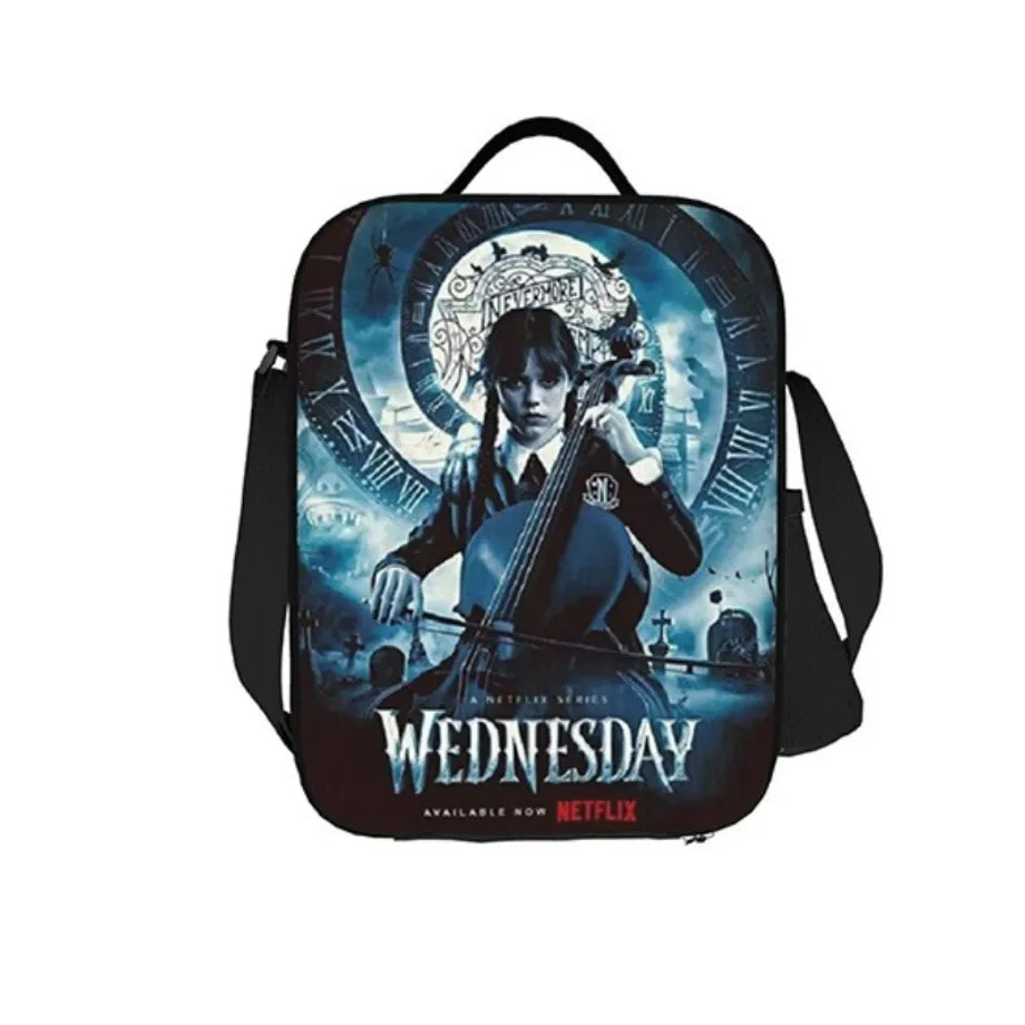 Unisex crossbody taška s motivy z oblíbeného seriálu Wednesday