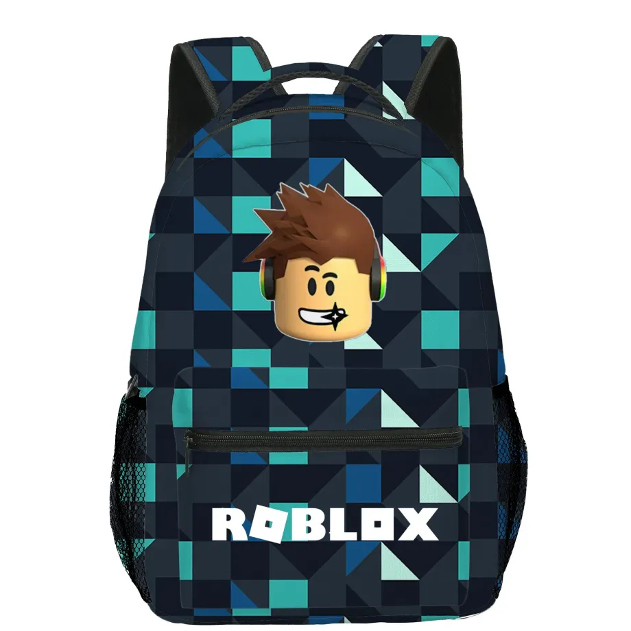 Stylový školní set pro děti - Batoh, penál, taška na svačinu v různých motivech Roblox