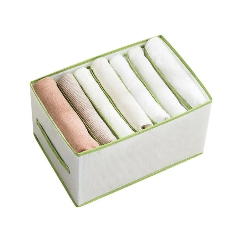 Bavlněné plátno Skládací oděvy Storage Divider Box