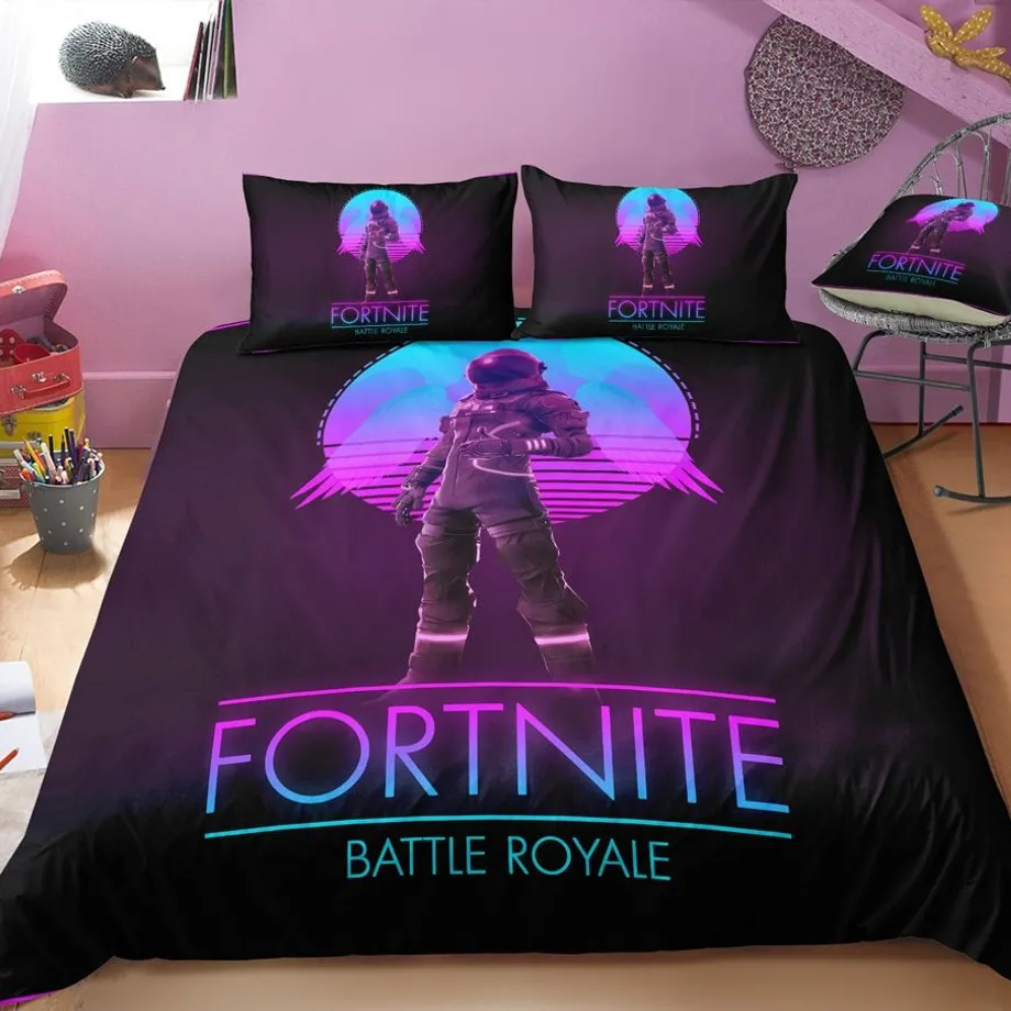 Stylové povlečení s trendy potiskem motivů Fortnite