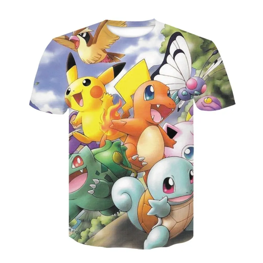 Stylové unisex tričko s 3D potiskem skvělých Pokemonů