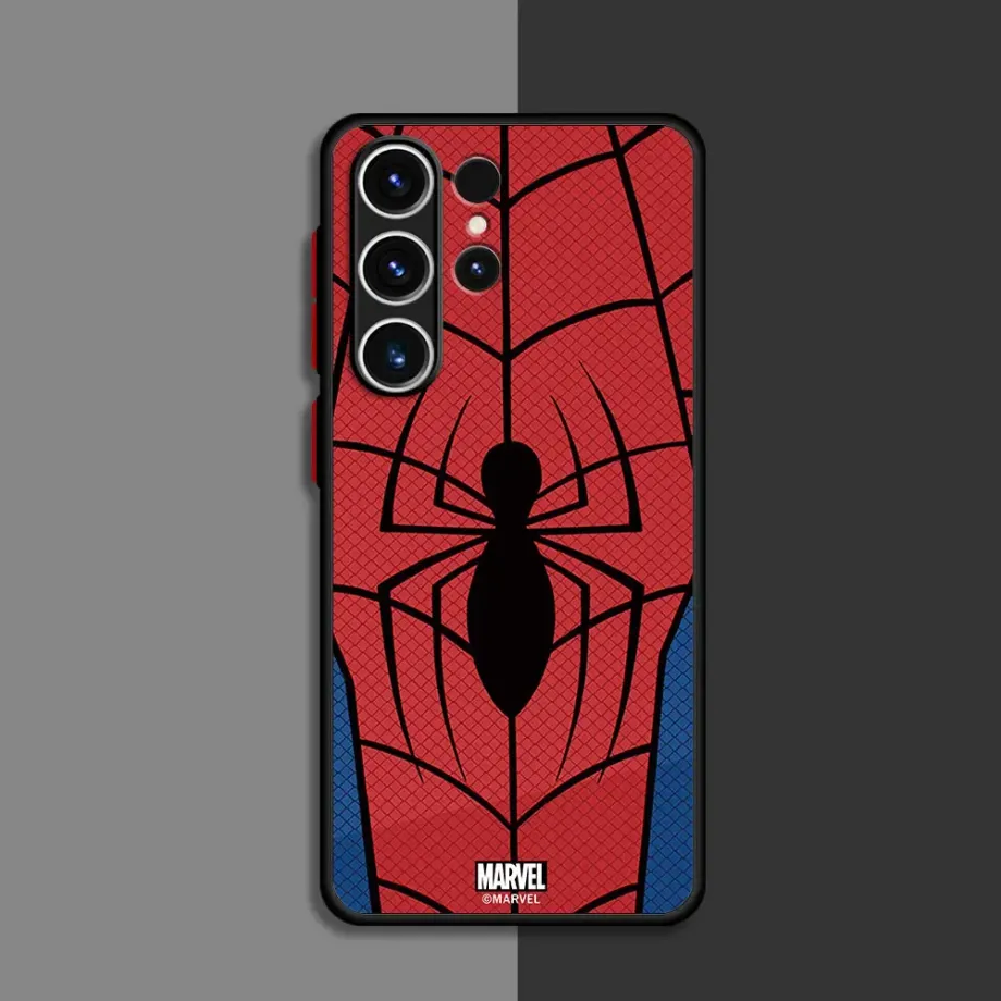 Kryt na telefony Samsung s motivy masky superhrdiny Spider-man