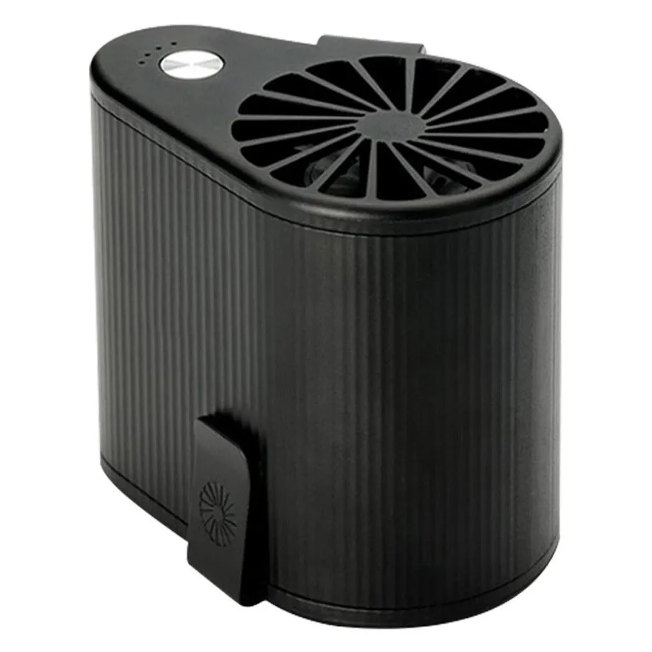 Mini ventilátor klipem tmavě Aspen cerna