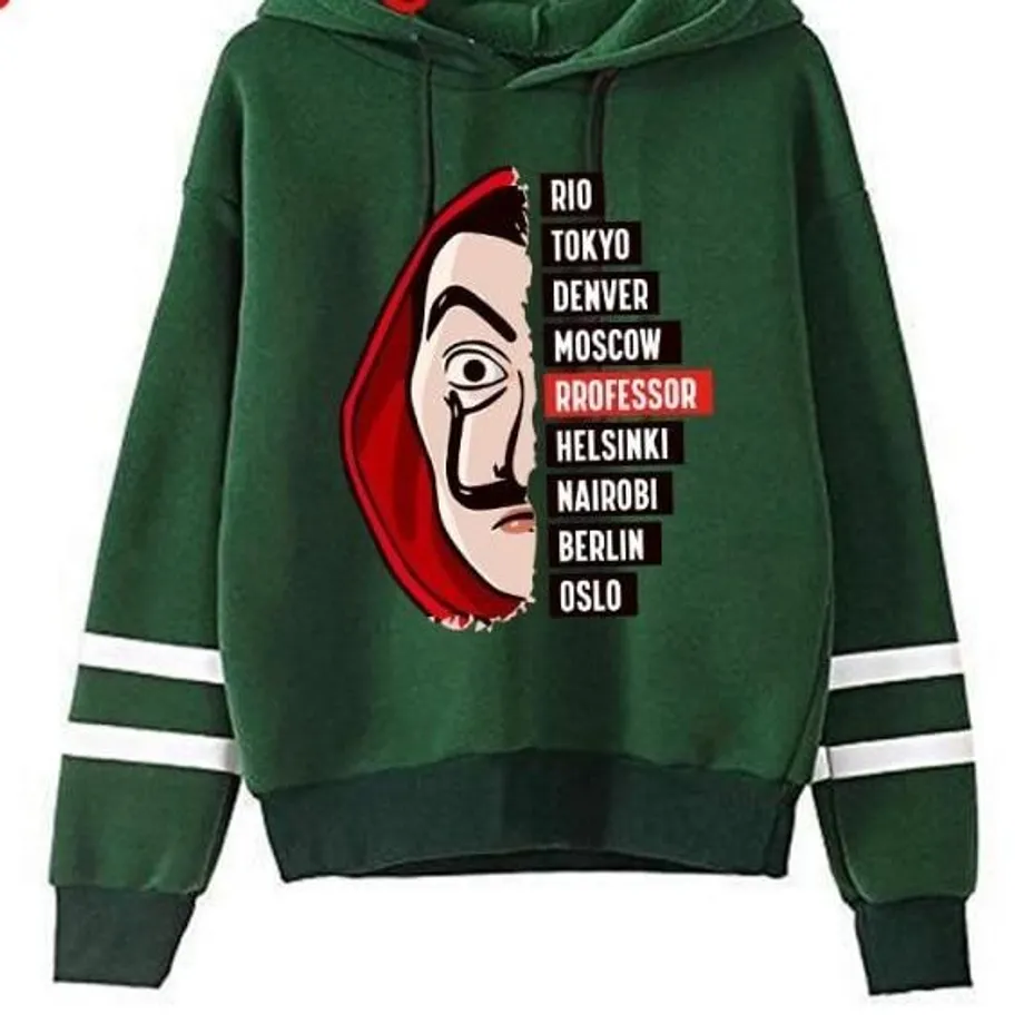 Unisex mikina Money Heist (La Casa De Papel) twgreen615 xl