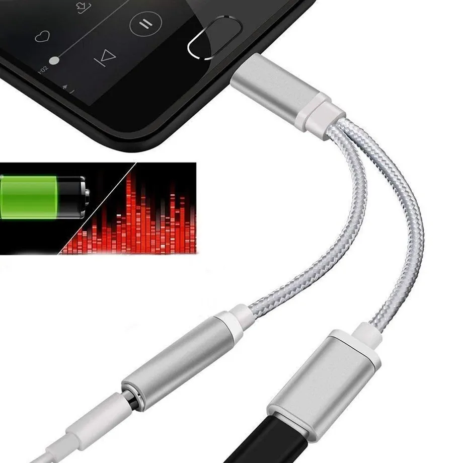 Adaptér USB-C na 3,5mm jack / USB-C