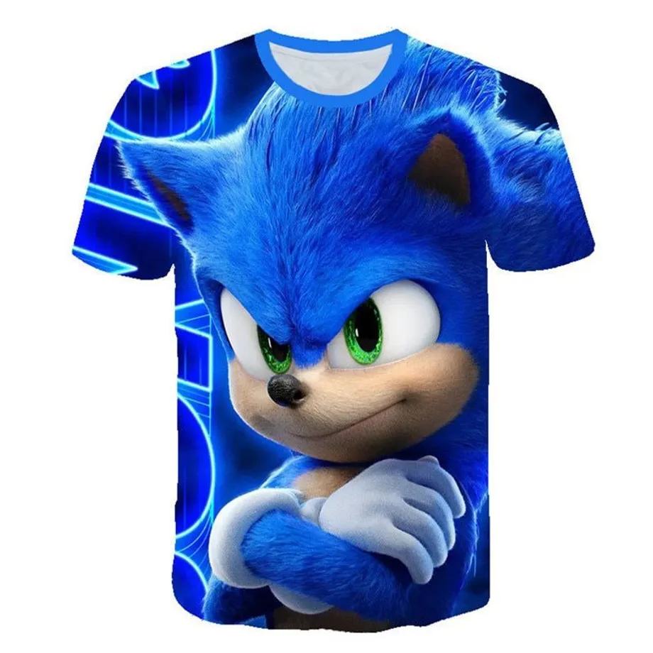 Cool tričko s krátkým rukávem pro chlapce s potiskem Sonic