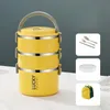 Yellow 3-layer + Tableware + Thermal Bag