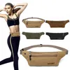 Black ultra-thin waist bag length 32cm