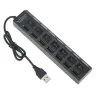 black 7 ports Switch