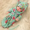 30cm Light Green Nightgown Three-piece Set Q10-008C