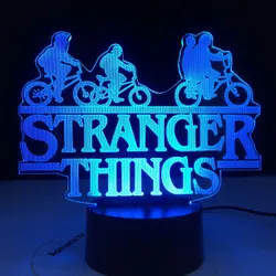 LED měnící se noční světlo Stranger Thing