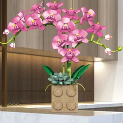 DIY luxusní stavebnice s japonským motivem orchideje ve tvaru bonsaie Hale