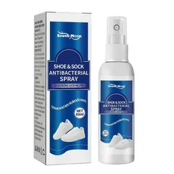 Sprej do bot na odstranění zápachu Antibakteriální sprej proti odéru z obuvi a ponožek Sprej na deodoraci obuvi 60 ml